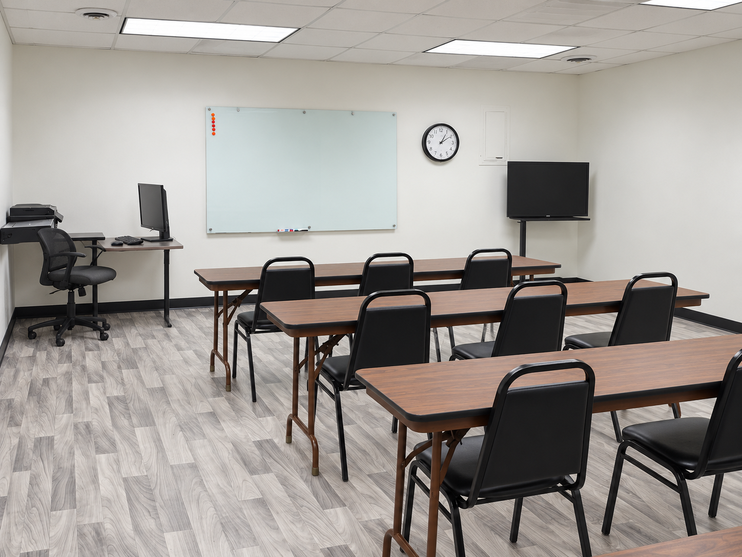 Front teaching area of the A Road 2 Success classroom